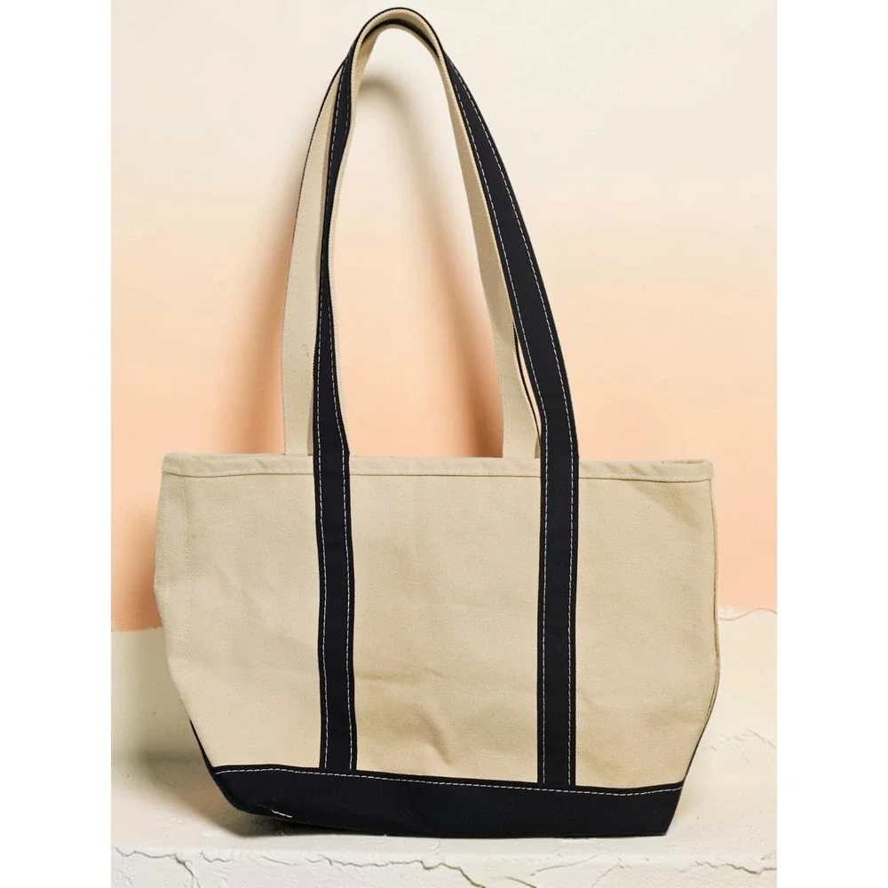L.L.Bean 90s～ BOAT AND TOTE Made in USA Canvas Black 112636